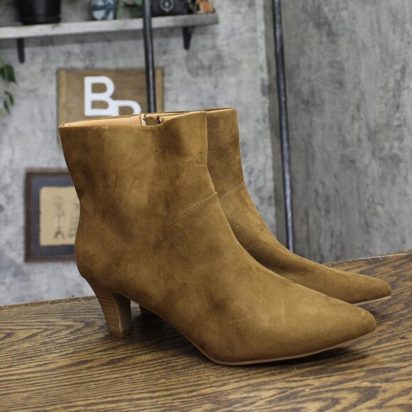 Universal Thread Womens Frances Ankle Boots 88744368 Brown 9M - Picture 1 of 7